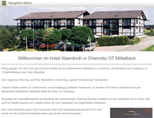 Tablet Screenshot of abendroth-hotel.de